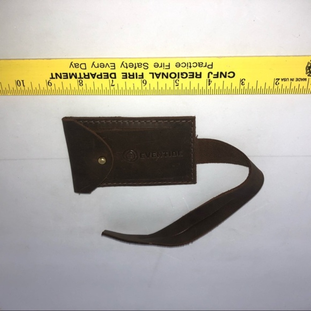 Eventide Brown‎ Leather Luggage Tag
